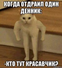 когда отдраил один денник: -кто тут красавчик?