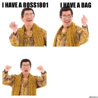 i have a boss1801 i have a bag 