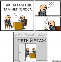 Так ты там еще там нет голоса, ??? ;) Пятый этаж