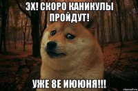 эх! скоро каникулы пройдут! уже 8е иююня!!!