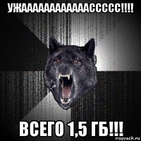 ужаааааааааааассссс!!!! всего 1,5 гб!!!