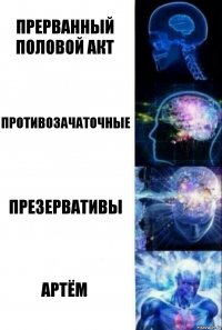 Прерванный половой акт Противозачаточные Презервативы Артём