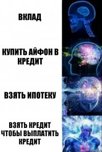 вклад купить айфон в кредит взять ипотеку взять кредит чтобы выплатить кредит