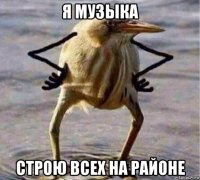 я музыка строю всех на районе