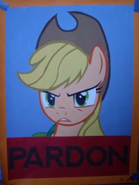 Создать мем Applejack