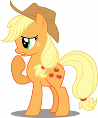 Создать мем Applejack