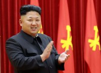 Создать мем Чучхе аплодирует