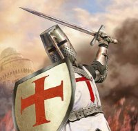 Создать мем Deus Vult