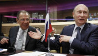 Создать мем DIS NIGGA - Путин и Лавров