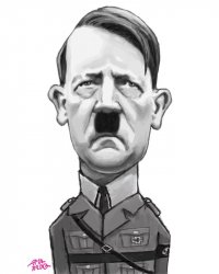 Создать мем Hitler-Caricatura