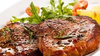 Создать мем Мужчин ест мясо будет сила