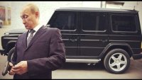 Создать мем Путин блатной