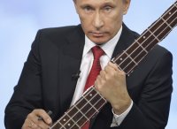 Создать мем Путин и инструмент