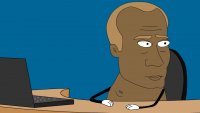 Создать мем Путин картошка