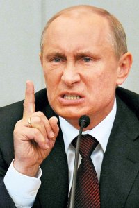 Создать мем Путин орет