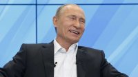 Создать мем Путин смеется
