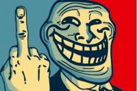 Создать мем Trollface