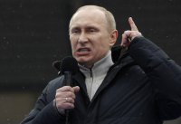 Создать мем Владимир путин злой