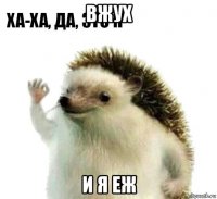 вжух и я еж