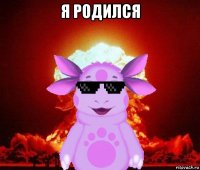 я родился 