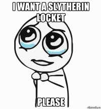 i want a slytherin locket please