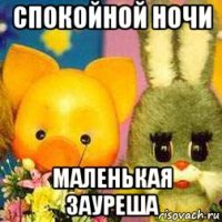 спокойной ночи маленькая зауреша