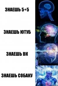 знаешь 5+5 знаешь ютуб знаешь вк знаешь собаку