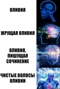 Оливия Жрущая Оливия Оливия, пишущая сочинение Чистые волосы Оливии