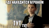 где находится агроном тут