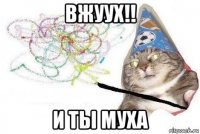 вжуух!! и ты муха