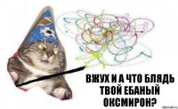 вжух и А что блядь твой ебаный оксмирон?