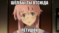 шёл бы ты отсюда петушок