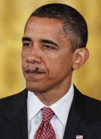 Создать мем Fly on the face Barack obamy