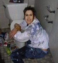 Создать мем Пьяная