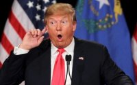Создать мем Трамп