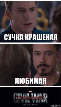 сучка крашеная любимая