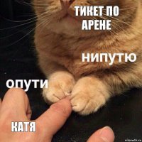 Тикет по арене Катя