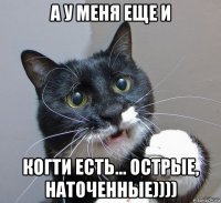 а у меня еще и когти есть... острые, наточенные))))