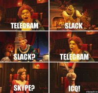 Telegram slack slack? Telegram Skype? ICQ!