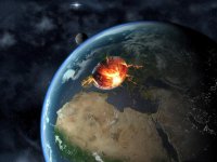 Создать мем A huge asteroid will crash into the Earth