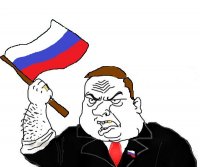 Создать мем Патрэот Рассэи блэать