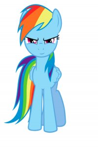 Создать мем RAINBOW FACTORY DASH