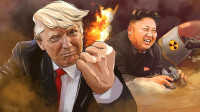 Создать мем Сша vs кндр