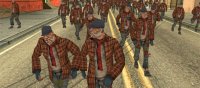 Создать мем Толпа бомжей в GTA San Andreas