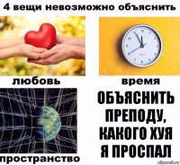 объяснить преподу, какого хуя я проспал