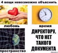 Директору, что нет такого документа