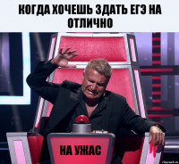 когда хочешь здать егэ на отлично на ужас