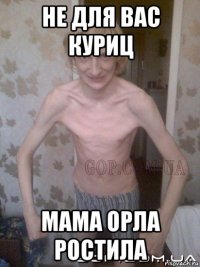 не для вас куриц мама орла ростила