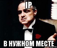 ip в нужном месте