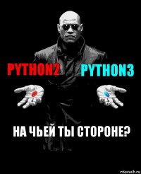 Python2 Python3 На чьей ты стороне?